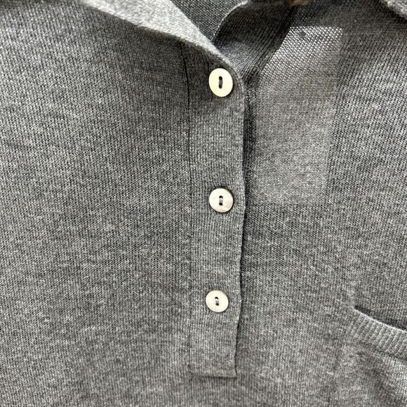 Truth by Republic Polo Shirt Men's Small (XL) Gray Wool Blend READ DESCRIPTION* - Picture 6 of 9